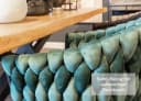 LC Home Esszimmerstuhl Remy Schwarz Samt Flechtoptik Armlehnstuhl Bild 1