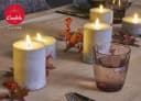 LC Home LED-Kerzen 2er Set Betonoptik mit Timer Bild 1