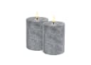 LC Home LED-Kerzen 2er Set Betonoptik mit Timer Bild 2