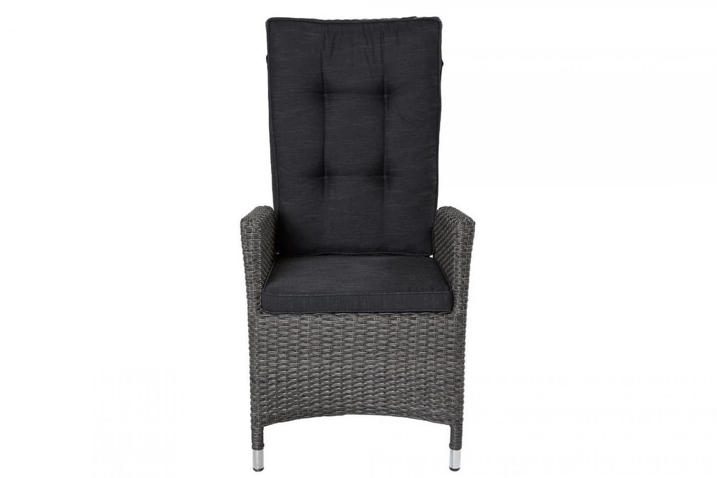 LC Garden Garten-Essgruppe Barcelona 7-tlg. Anthrazit Aluminium Polyrattan - Bild 5