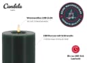 LC Home LED-Kerzen Set 4-tlg. Echtwachs Weiss Timer Fernbedienung Bild 3