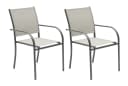LC Garden Stapelstuhl Campino Beige Stahl Textilene Bild 2