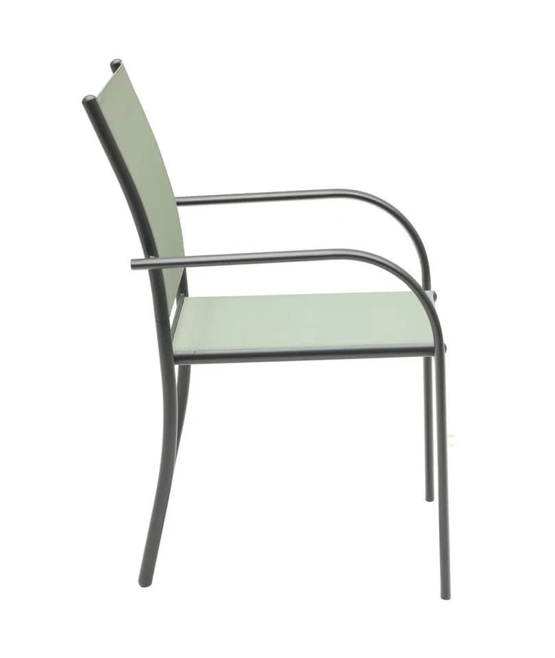 LC Garden Stapelstuhl Campino Beige Stahl Textilene - Bild 5