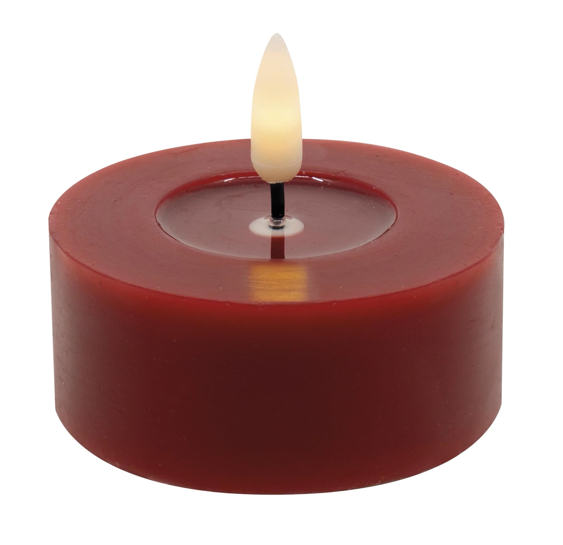 Teelicht LED 2er-Set WINTER Echtwachs 3D-Flamme