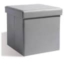 Zedelmaier Sitzbank Sitzbank mit Stauraum, Aufbewahrungsbox faltbar, Belastbar bis 300 kg, Spielzeugtruhe mit Stauraum, Deckel abnehmbar Bild 2