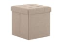 Zedelmaier Sitzbank mit Stauraum Beige faltbar Bild 2