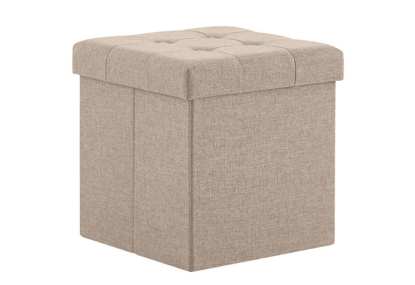 Zedelmaier Sitzbank mit Stauraum Beige faltbar - Bild 2