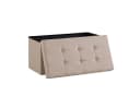 Zedelmaier Sitzbank mit Stauraum Beige Faltbar MDF Lenien Bild 4