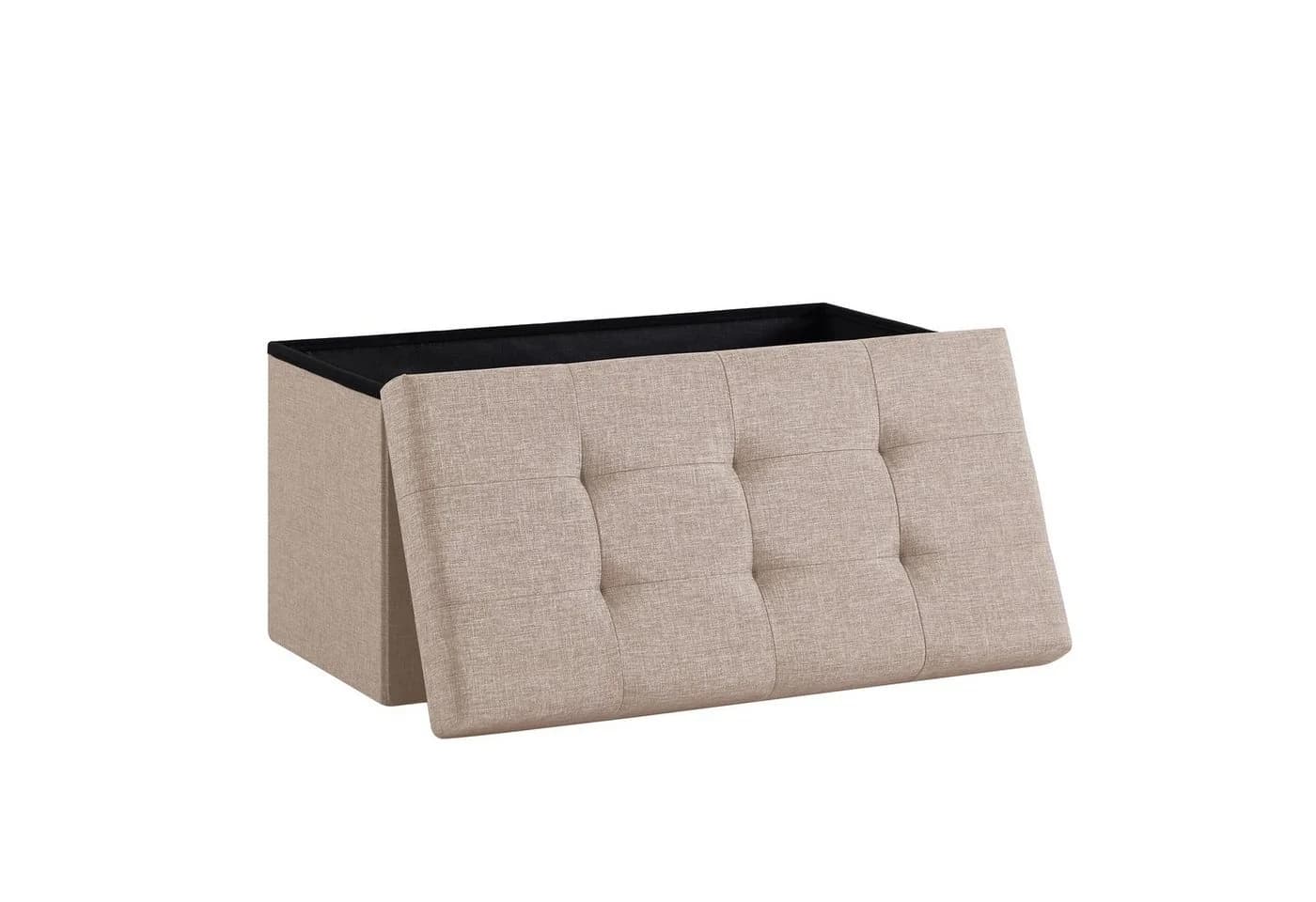 Zedelmaier Sitzbank mit Stauraum Beige Faltbar MDF Lenien - Bild 4