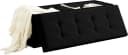 Zedelmaier Sitzbank 114cm Schwarz Faltbar Stauraum Bild 2
