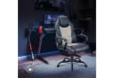 Zedelmaier Bürostuhl Ergonomisch Grau Kunstleder Gaming Stuhl Bild 5