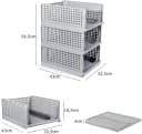 Zedelmaier Organizer Schrank-Organizer 6-tlg. Grau Faltbar Stapelbar Bild 1