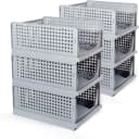Zedelmaier Organizer Schrank-Organizer 6-tlg. Grau Faltbar Stapelbar Bild 2