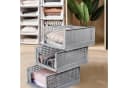 Zedelmaier Organizer Schrank-Organizer 6-tlg. Grau Faltbar Stapelbar Bild 3