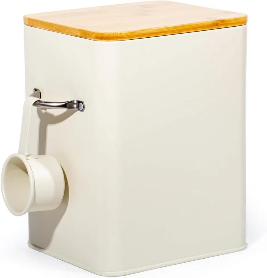 Zedelmaier Aufbewahrungsbox 6,5L Rostfreier Stahl mit Deckel & Schaufel - Bild 2