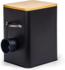 Zedelmaier Aufbewahrungsbox 6,5L Schwarz Rostfreier Stahl mit Deckel & Schaufel Bild 2