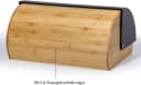 Zedelmaier Brotkasten Bambus mit Rolldeckel Set inkl. Brotbeutel Bild 3