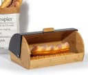 Zedelmaier Brotkasten Bambus mit Rolldeckel Set inkl. Brotbeutel Bild 4