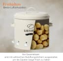 Zedelmaier Vorratsdose Set Metall für Kartoffeln, Zwiebeln & Knoblauch Bild 1