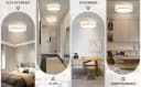 Zedelmaier Deckenlampe Stoff-Lampenschirm Modernes Design Bild 1