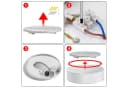 Zedelmaier Deckenlampe Stoff-Lampenschirm Modernes Design Bild 5