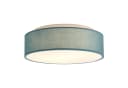 Zedelmaier Deckenlampe Stoff-Lampenschirm Türkis Bild 2