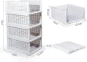 Zedelmaier Organizer Schrank-Organizer 8-teilig Weiß Faltbar Bild 1