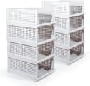 Zedelmaier Organizer Schrank-Organizer 8-teilig Weiß Faltbar Bild 2