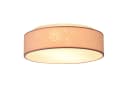 Zedelmaier Deckenlampe Stoff-Lampenschirm Sternendesign Rosa Bild 2