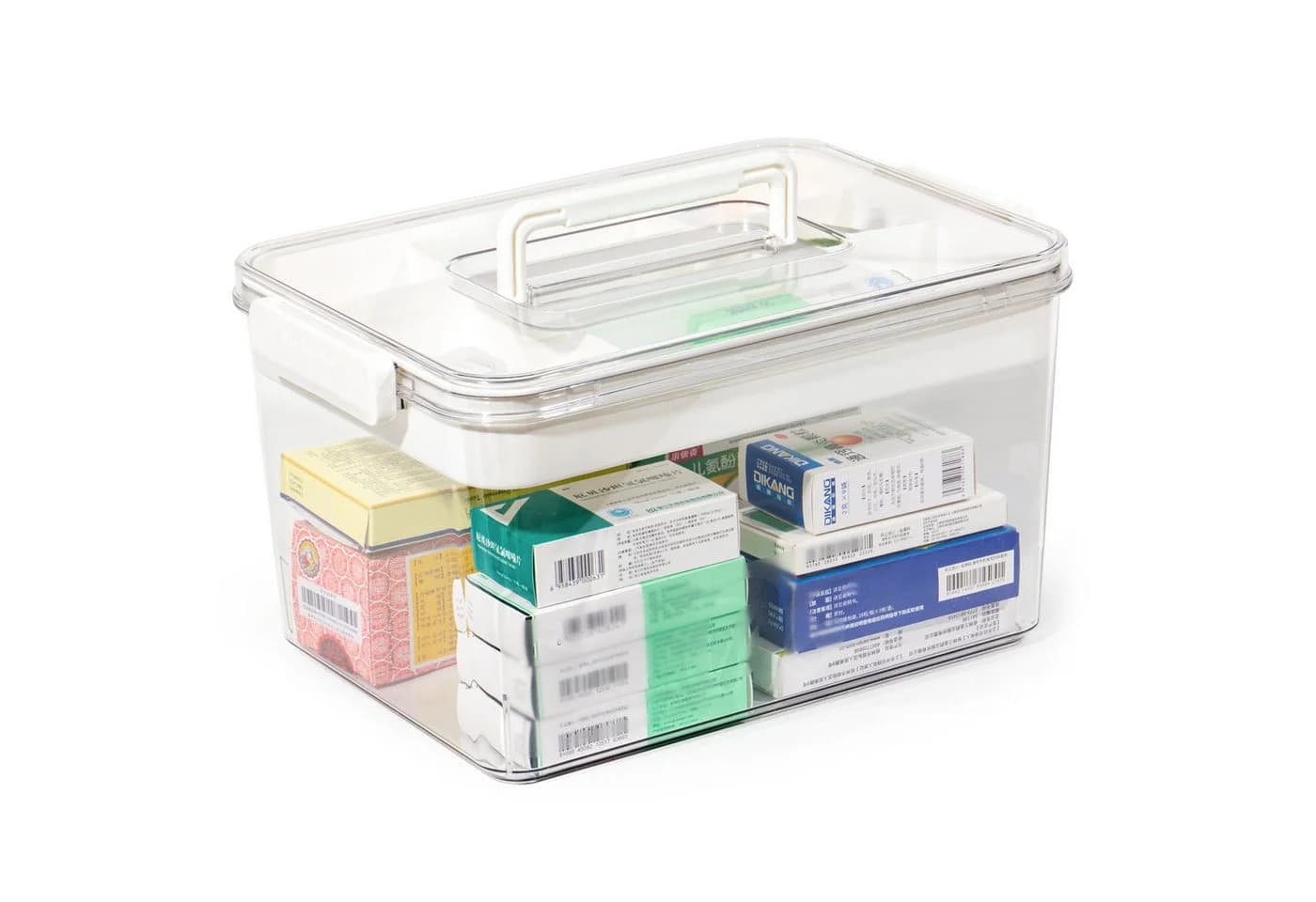 Zedelmaier Aufbewahrungsbox Medikamenten Groß Transparent - Bild 2