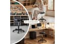 Zedelmaier Drehhocker Bürohocker Barhocker Arbeitshocker Polsterung 46-60cm Höhenverstellbar 360°drehbar mit 5 Rollen Bild 3