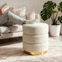 Zedelmaier Sitzhocker rund Samthocker Bild 2