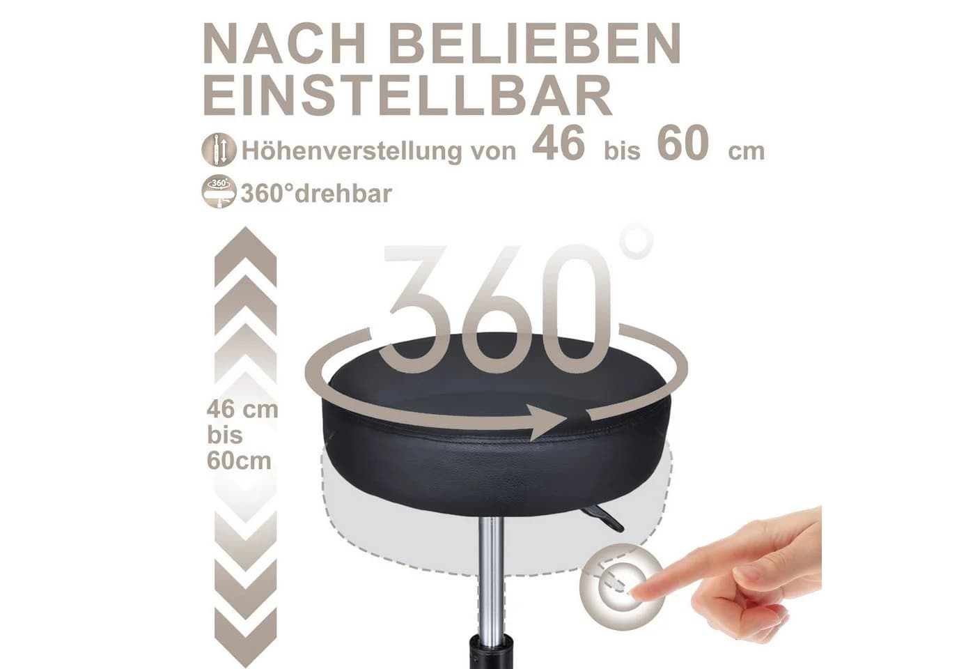 Zedelmaier Hocker mit Werkzeugablage und Rollen - Bild 3