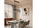 Zedelmaier Pendelleuchte 4-flammig Rauchglas Industrial-Look Bild 5
