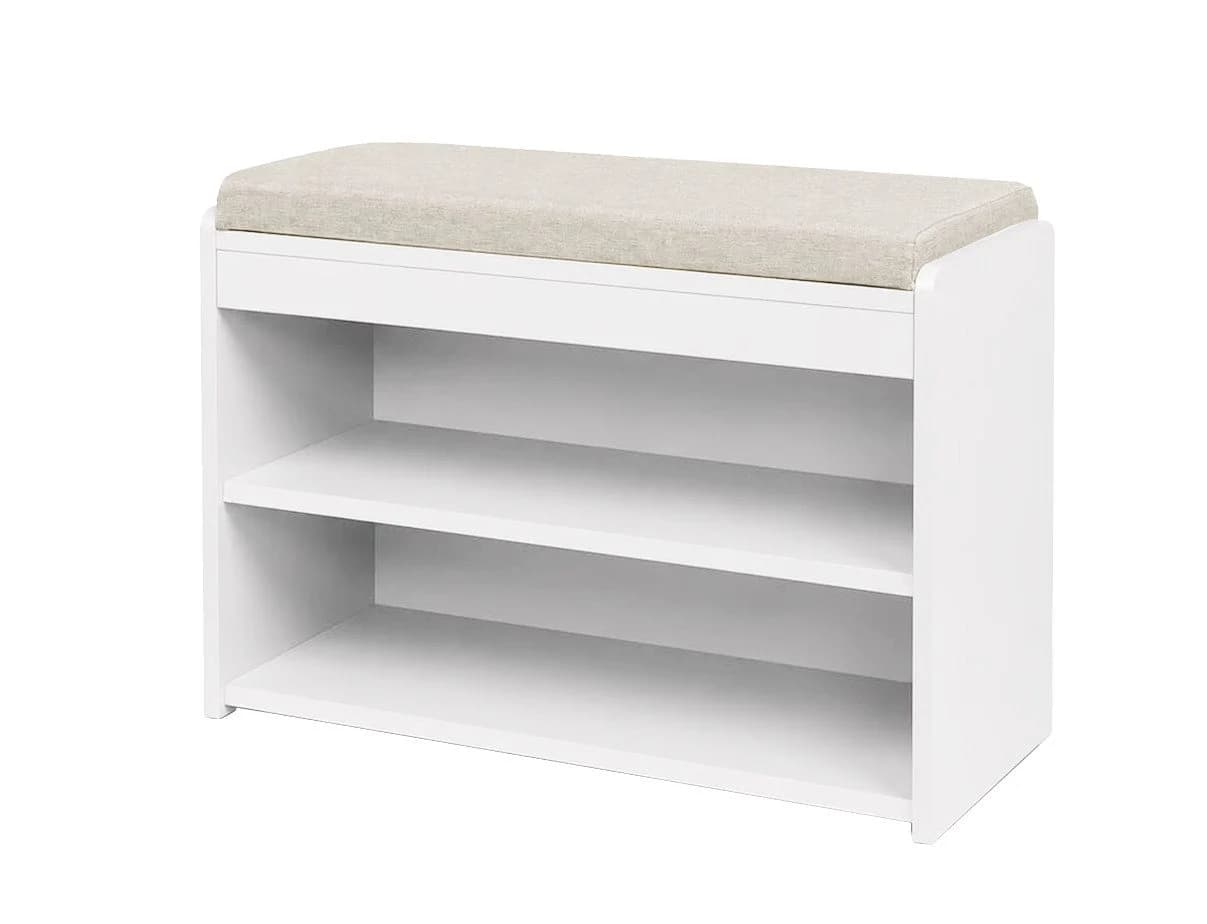 Zedelmaier Sitzbank Schuhregal Weiß - Bild 2