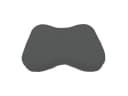 DUKAL Kissenbezug M-Line Athletic Pillow 100% Baumwolle Anthrazit Bild 2