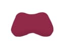 DUKAL Kissenbezug M-Line Athletic Pillow 100% Baumwolle Burgund Bild 2