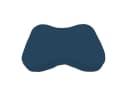 DUKAL Kissenbezug M-Line Athletic Pillow 100% Baumwolle Marine Bild 2