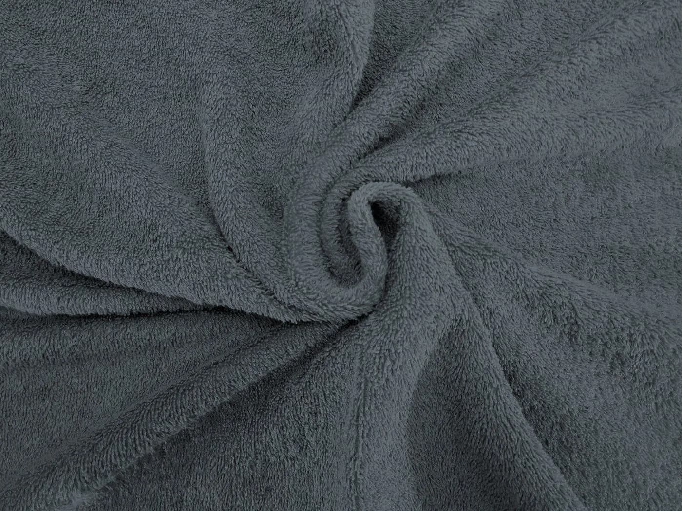 DUKAL Handtuch Badtextil Walkfrottee 500g/m² Baumwolle Grau