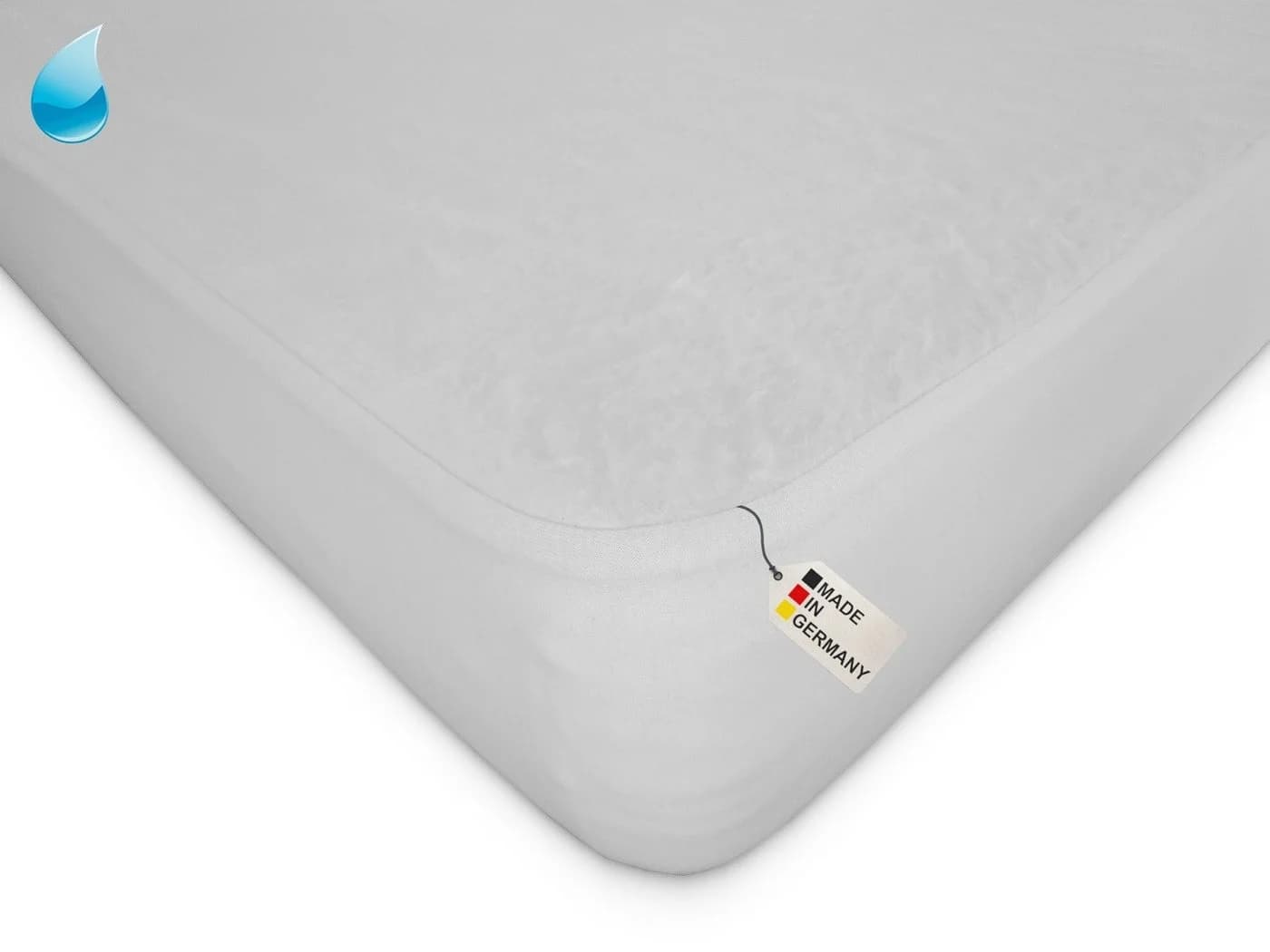 DUKAL Matratzenauflage Molton Spannbettlaken wasserdicht weiß - Bild 2