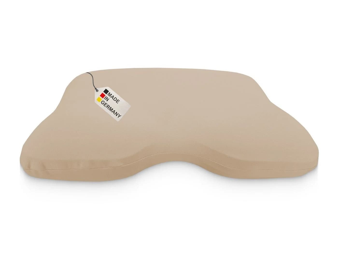 DUKAL Kissenbezug für Liebscher & Bracht Nackenkissen 40x55 cm Baumwolle Camel