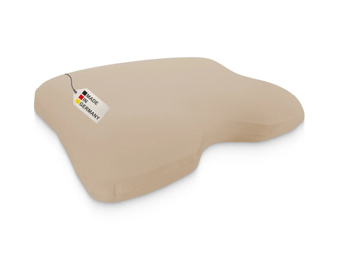 DUKAL Kissenbezug für Liebscher & Bracht Nackenkissen 40x55 cm Baumwolle Camel - Bild 2