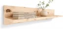 geborgenschlafen Wandregal Zirbenholz 140 cm Naturbelassen Massivholz Bild 2