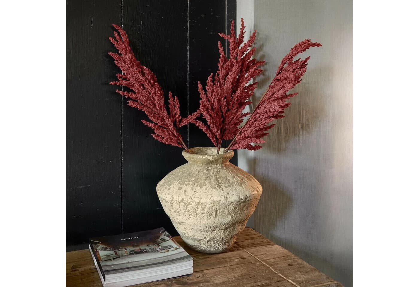 Mirabeau Tischvase Moravinos Beige Steinoptik
