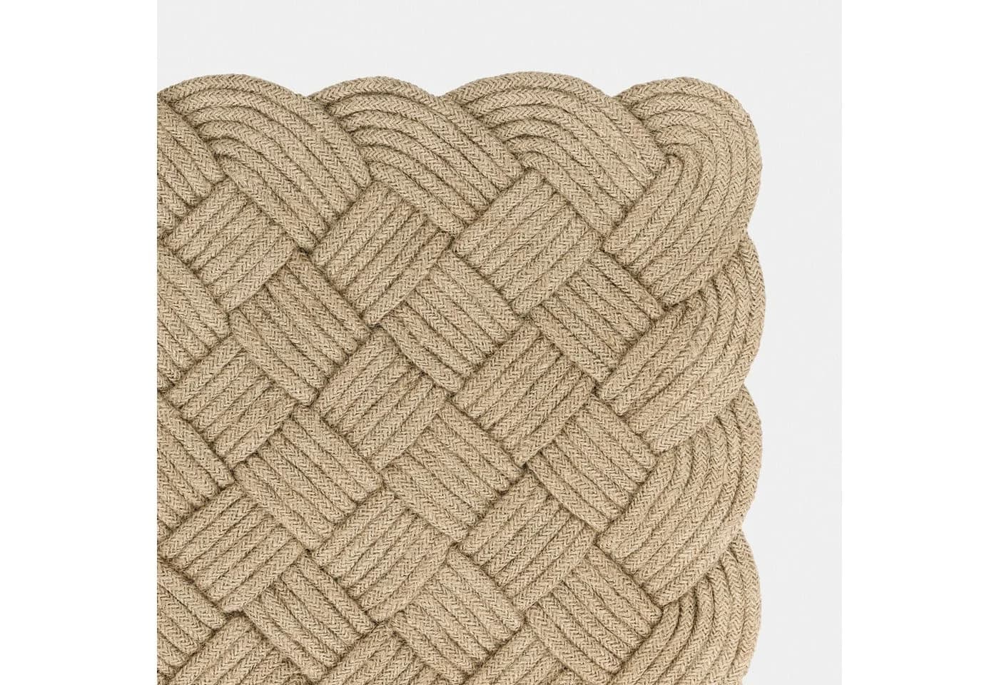 Mirabeau Fußmatte Harman Beige Rechteckig Jute Flechtmuster - Bild 4