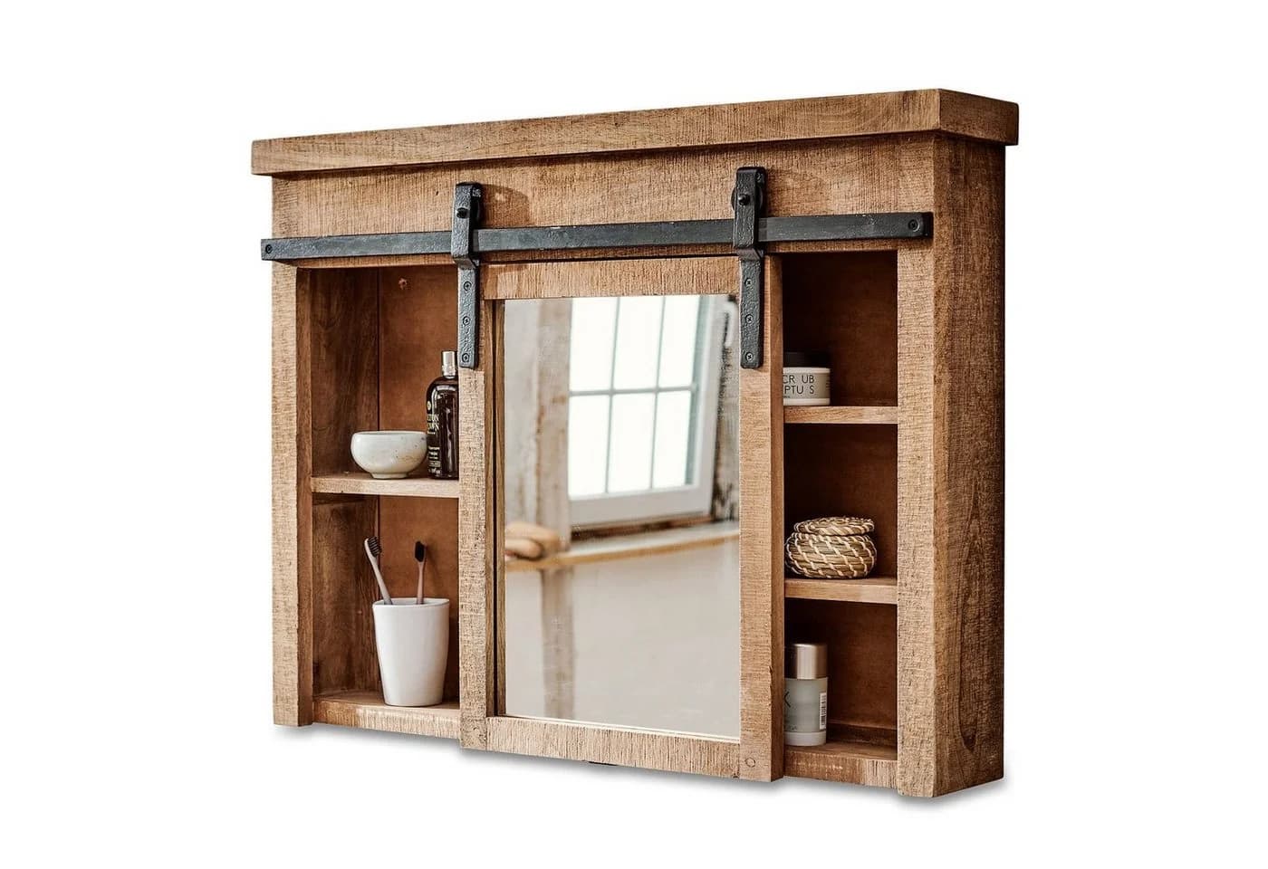 Mirabeau Waschbeckenschrank Spiegelschrank Taylors Island Braun - Bild 2