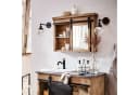 Mirabeau Waschbeckenschrank Spiegelschrank Taylors Island Braun Bild 5