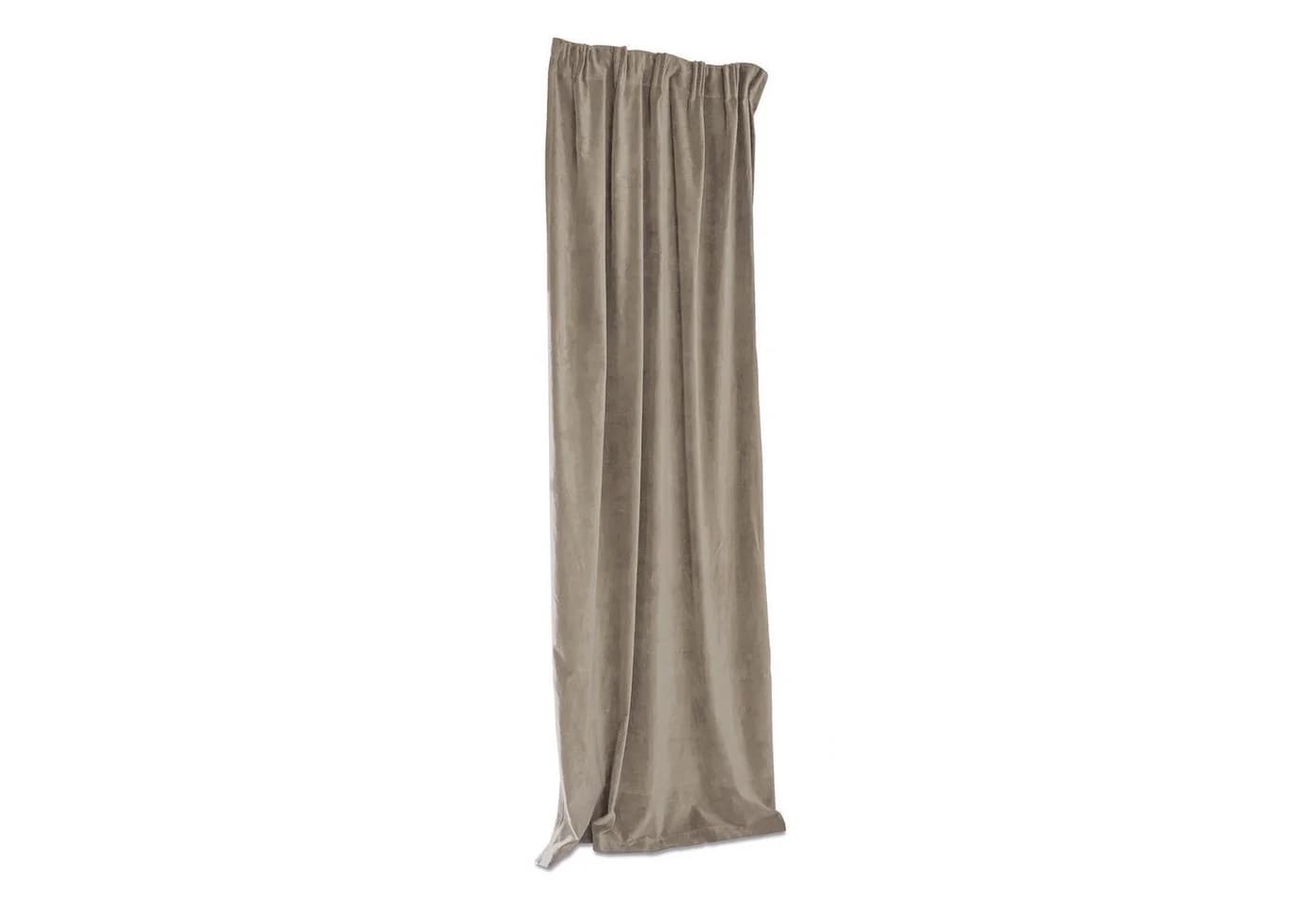 Mirabeau Vorhang Lyannece Beige Samt Blickdicht - Bild 2