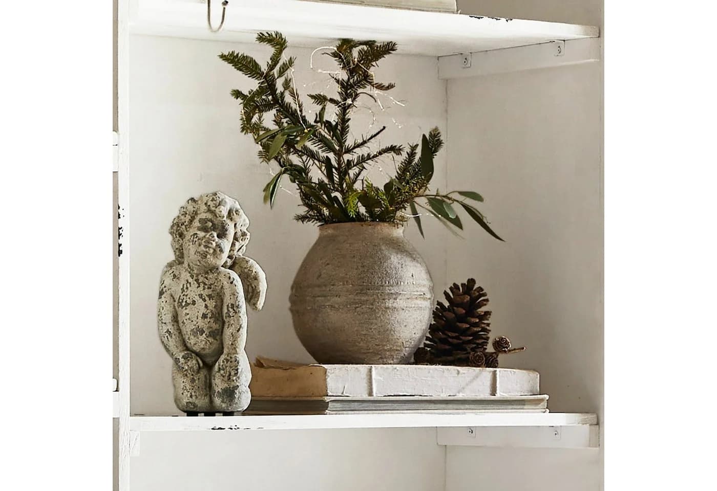Mirabeau Tischvase Singnesse antikgrau Polyresin - Bild 3