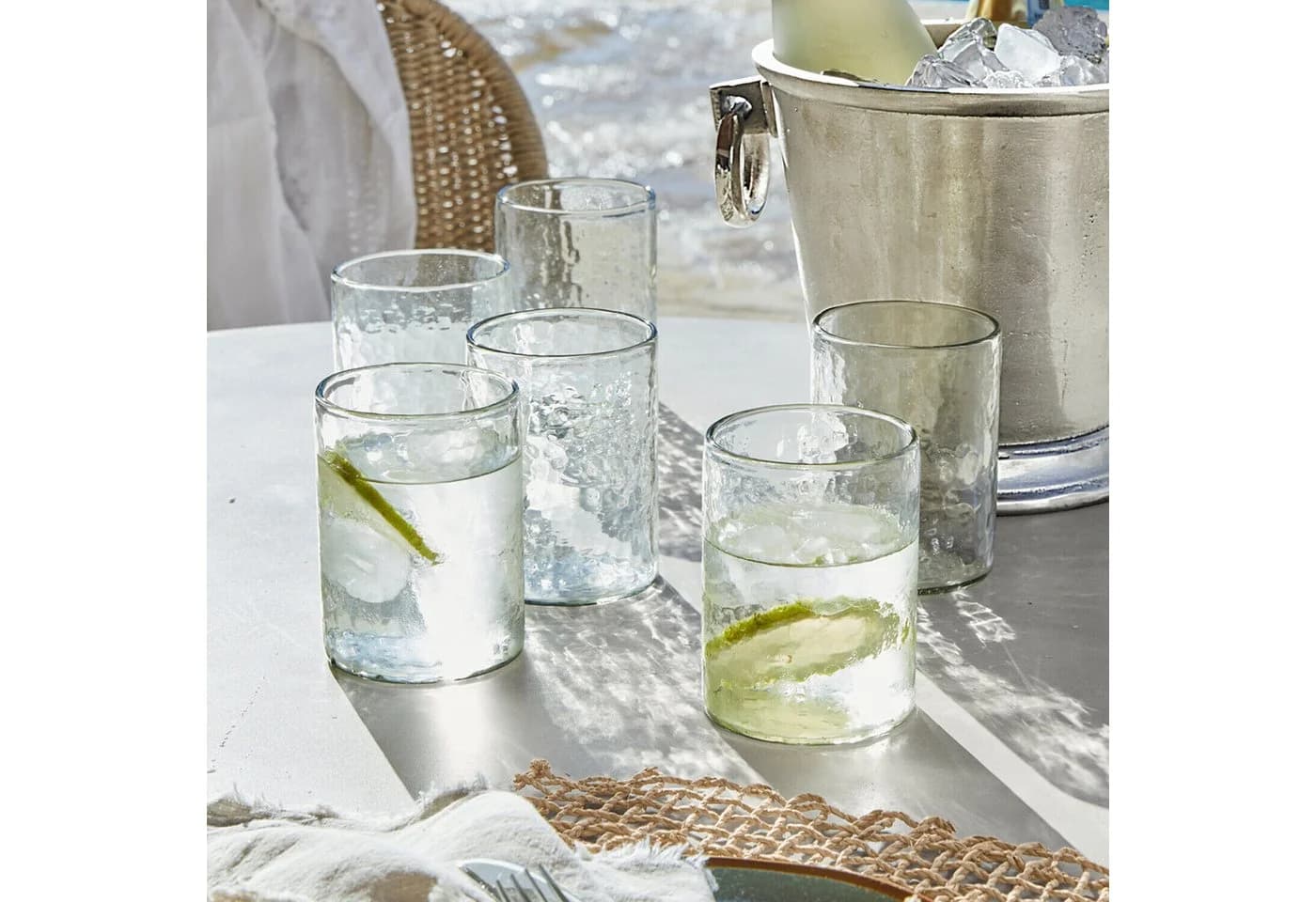 Mirabeau Glas 6er Set Clarksville klar transparent